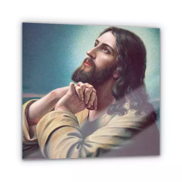 Obraz na szkle Jezus modlitwa