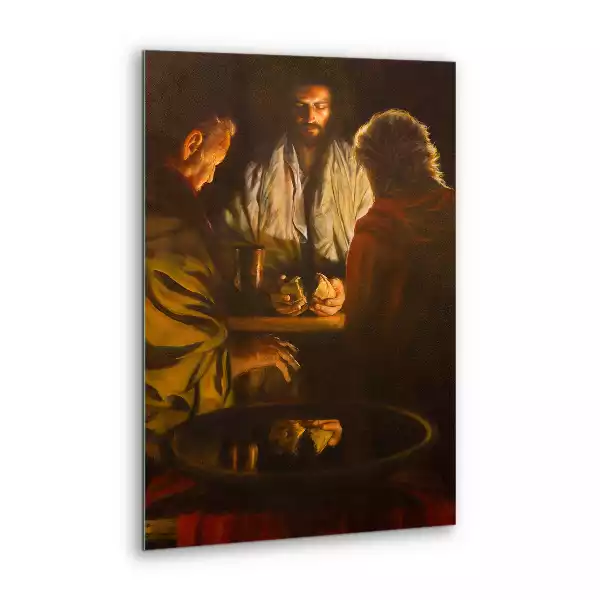 Obraz szklany Jezus i uczniowie Wieczerza