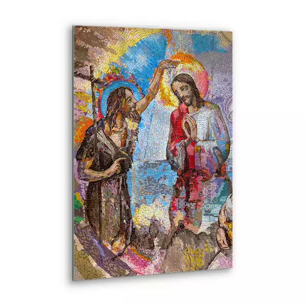 Obraz szklany Chrzest Jezusa Chrystusa