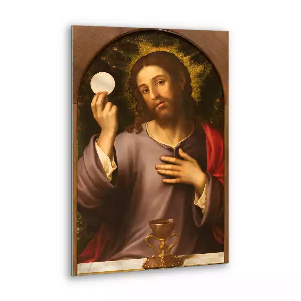Obraz szklany Jezus Chrystus Eucharystyczny