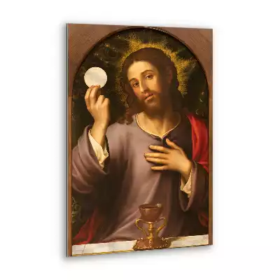 Obraz szklany Jezus Chrystus Eucharystyczny