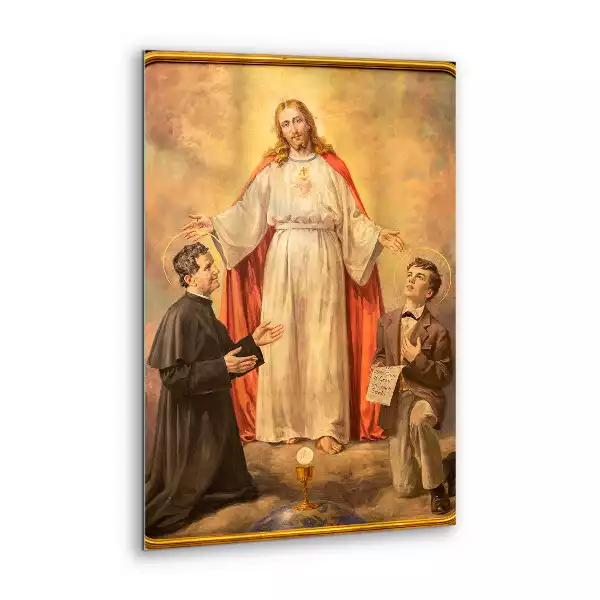 Obraz szklany Jezus Chrystus ze Świętymi