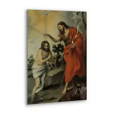 Obraz szklany Chrzest Jezusa