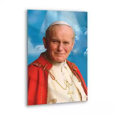 Obraz szklany Papież Jan Paweł II