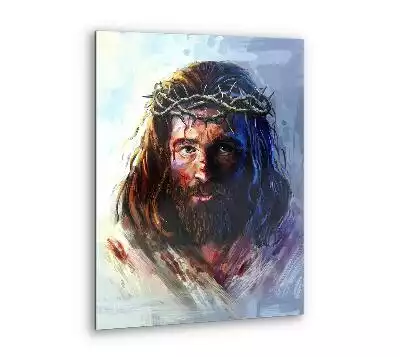 Obraz szklany Jezus w Koronie Cierniowej