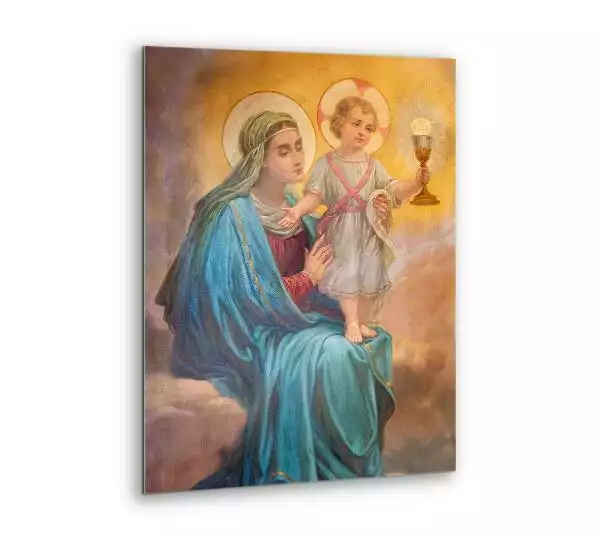 Obraz szklany Maryja z dzieciątkiem Jezus