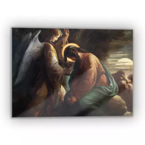 Szklany obraz Jezus modlitwa w ogrodzie