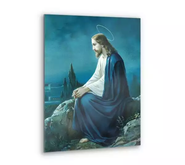 Obraz szklany Modlitwa Jezusa w Ogrodzie