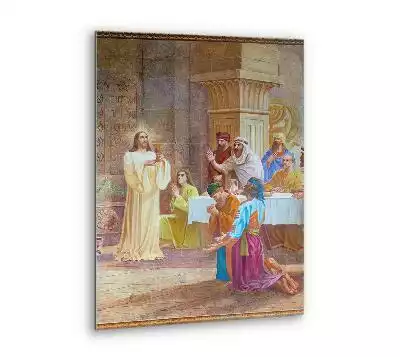 Obraz szklany Eucharystia Jezus Malowane