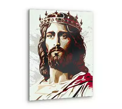 Obraz szklany Jezus Chrystus Król Religia