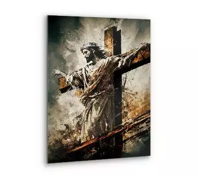 Obraz szklany Jezus Chrystus na Krzyżu