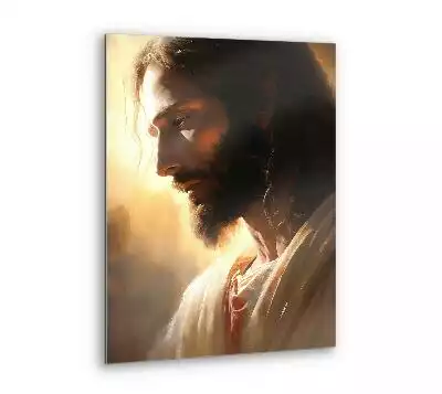 Obraz szklany Malowany Portret Jezusa