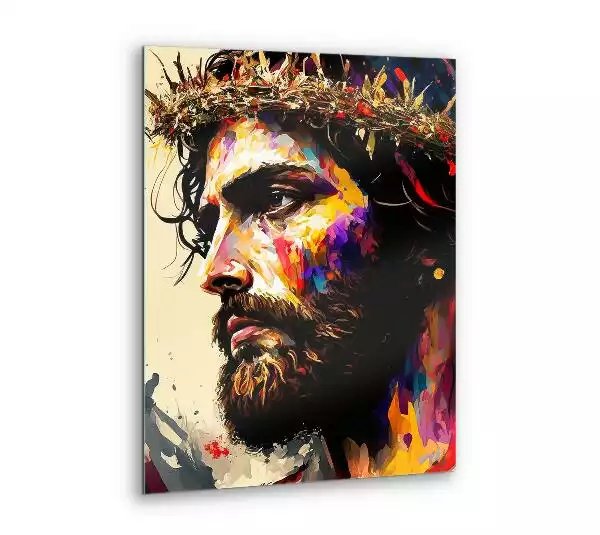 Obraz szklany Jezus W Koronie Cierniowej