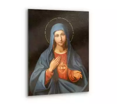 Obraz szklany Serce Maryi Dziewicy