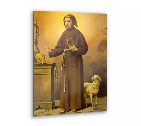 Obraz szklany Św Franciszek z Asyżu