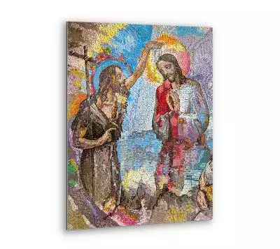 Obraz szklany Chrzest Jezusa Chrystusa