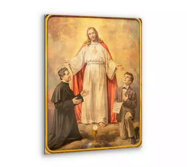Obraz szklany Jezus Chrystus ze Świętymi