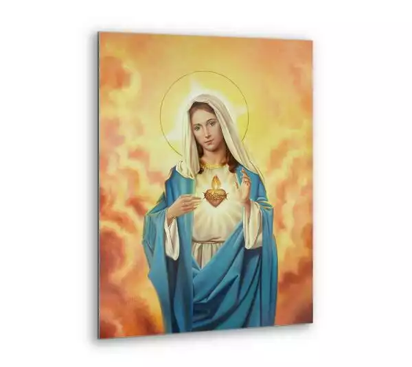 Obraz szklany Serce Maryi Matka Boska