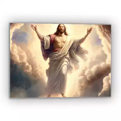 Szklany obraz Jezus Wniebowstąpienie