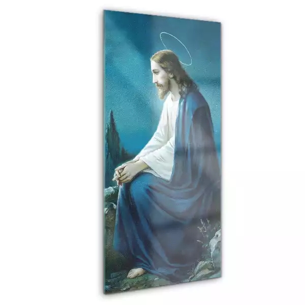 Obraz szklany Modlitwa Jezusa w Ogrodzie