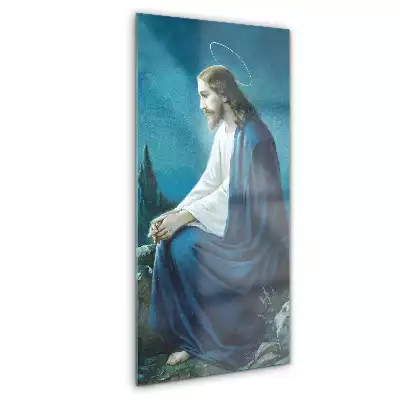 Obraz szklany Modlitwa Jezusa w Ogrodzie