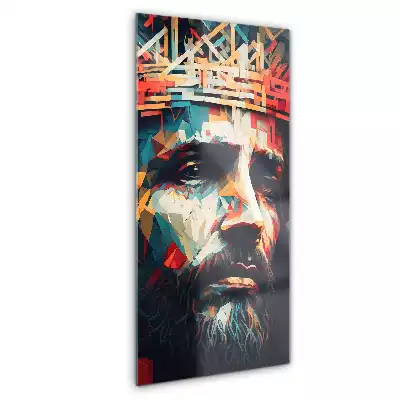 Obraz szklany Portret Jezusa w Koronie