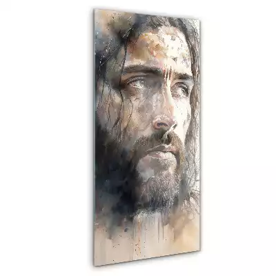Obraz szklany Akwarela Portret Jezusa