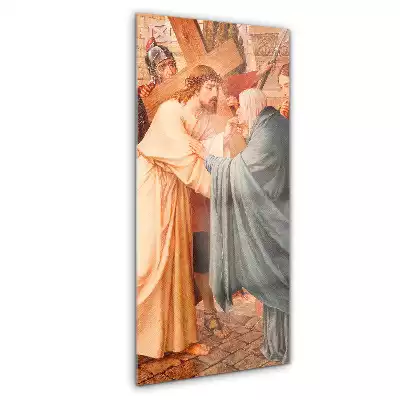 Obraz szklany Jezus i Maryja Droga Krzyżowa