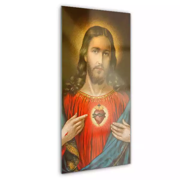 Obraz szklany Katolicki Serce Jezusa Chrystusa