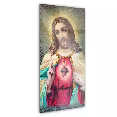 Obraz szklany Serce Jezusa Zbawiciela