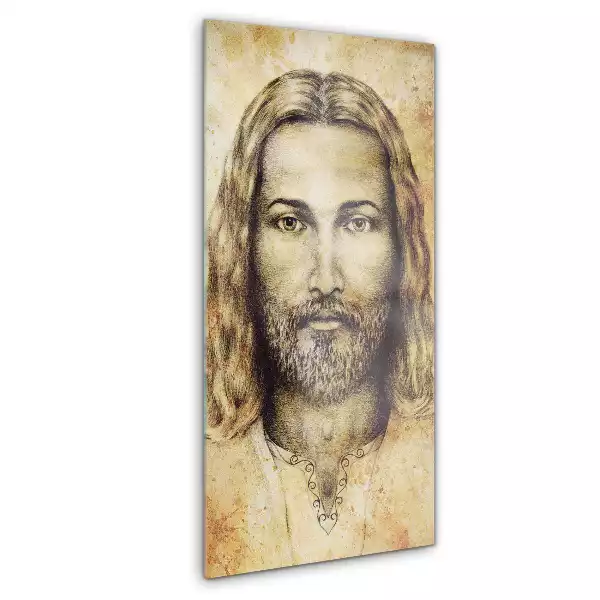 Obraz szklany Sepia Portret Pana Jezusa