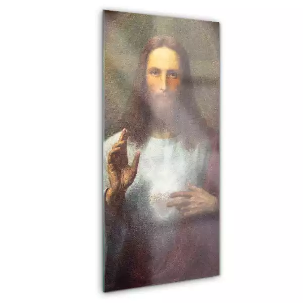 Obraz szklany Serce Jezusa Zbawiciela