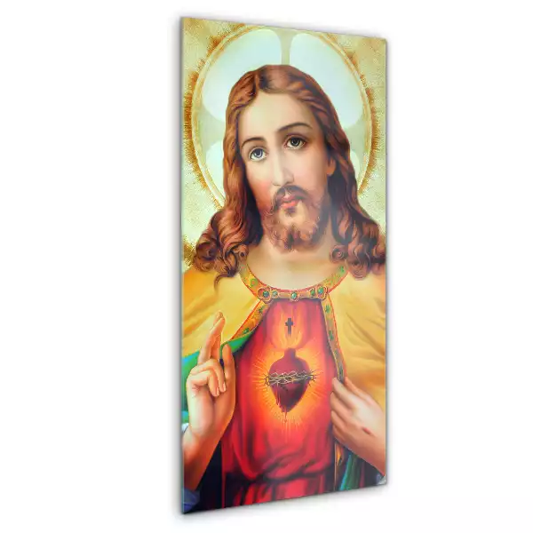 Obraz szklany Serce Miłosierdzie Jezusa