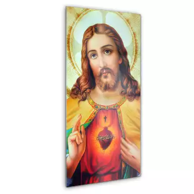 Obraz szklany Serce Miłosierdzie Jezusa