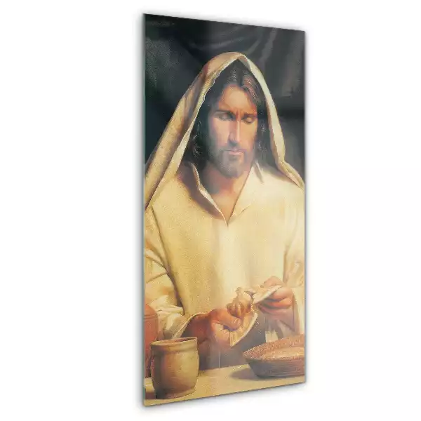 Obraz szklany Chrystus Jezus Łamiący Chleb