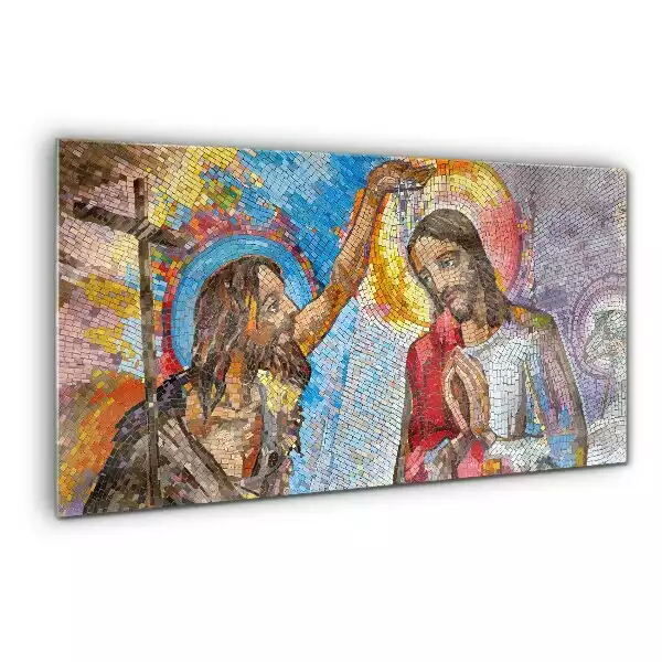 Obraz na szkle Jan Chrzciciel Chrzest Jezusa