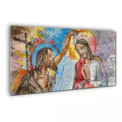 Obraz na szkle Jan Chrzciciel Chrzest Jezusa