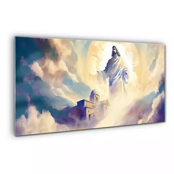 Obraz na szkle Jezus opiekun kościoła