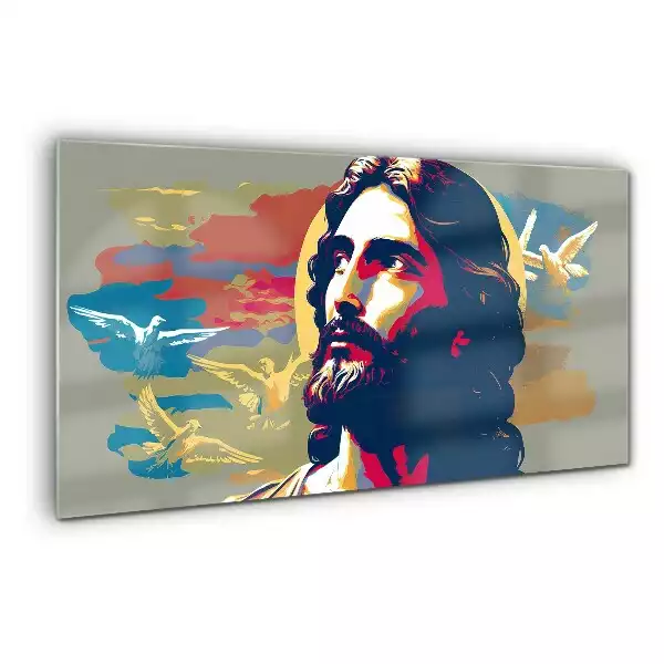 Obraz na szkle Jezus z Duchem Świętym