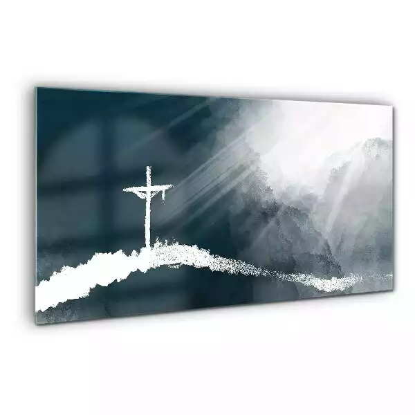 Obraz na szkle Chrześcijański Krzyż Religijny
