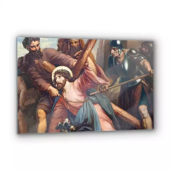 Obraz na szkle Jezus Chrystus Droga Krzyżowa