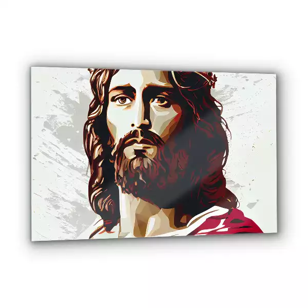 Obraz na szkle Jezus Chrystus Król Religia