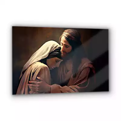 Obraz na szkle Uzdrowienie Jezusa Chrystusa