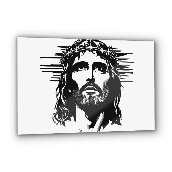 Obraz na szkle Ilustracja Jezus Chrystus