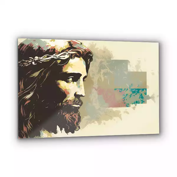 Obraz na szkle Jezus Chrystus Malowany