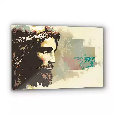 Obraz na szkle Jezus Chrystus Malowany