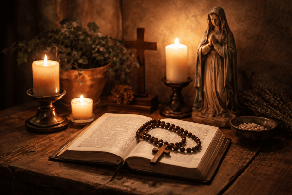 Jak urządzić kącik modlitewny w domu?